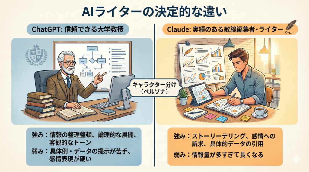 AIライターの決定的な違い